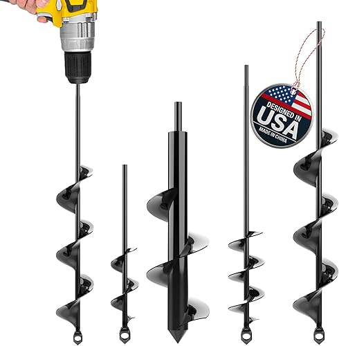Auger Drill Bits for Planting — Plant Bulbs and Dig Holes in&nbsp;Seconds