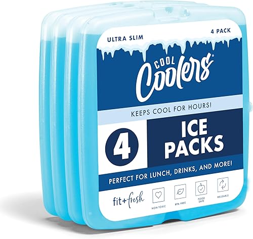 Cool Coolers Ice Packs — Keep Your Lunch Cold All Day Without the Soggy&nbsp;Mess