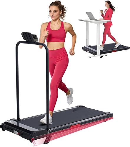 POTUPUS Walking Pad Treadmill with Handle Bar – 2026&nbsp;Upgrade
